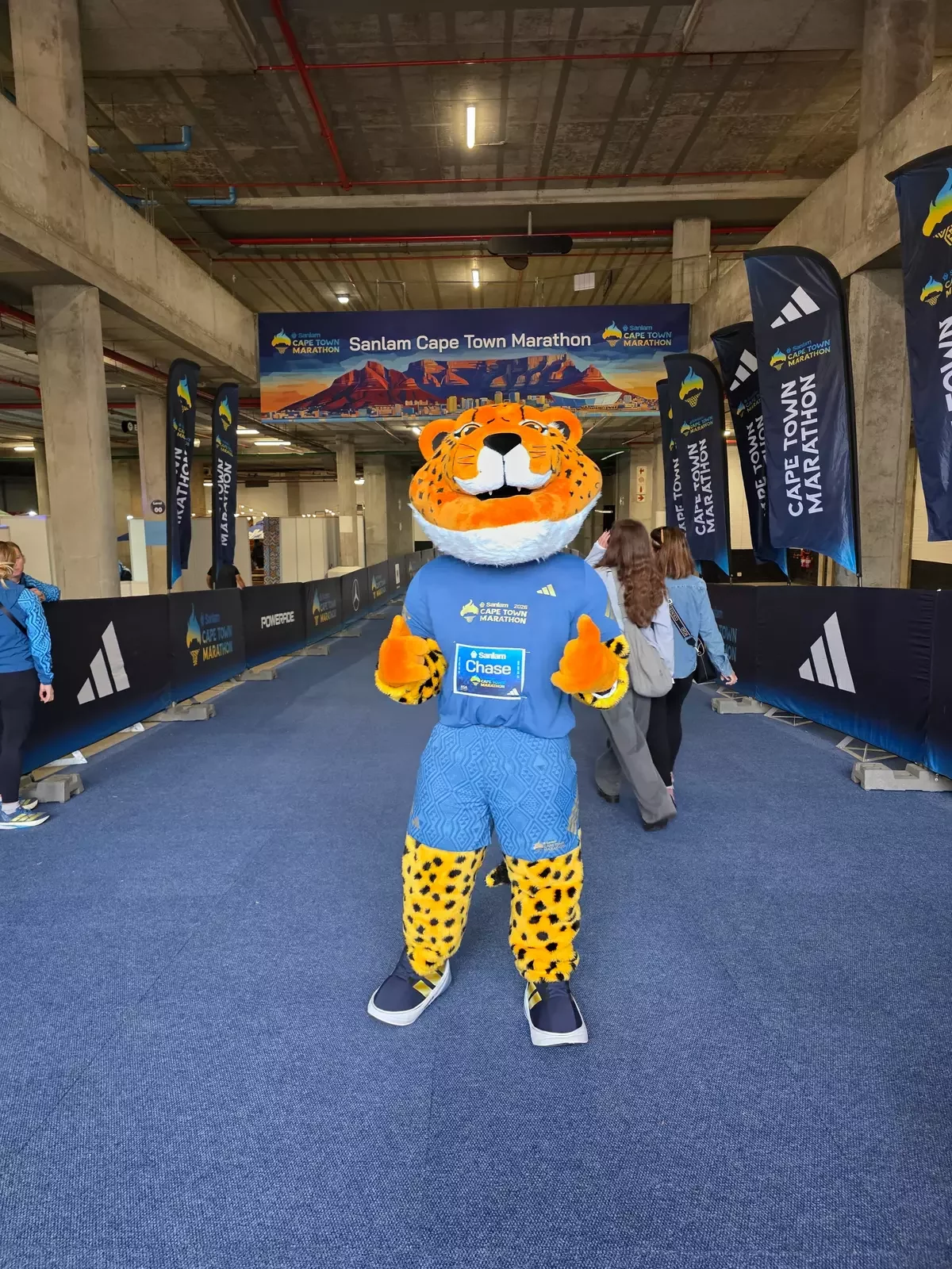 La mascota del evento