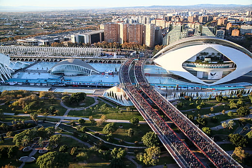 Recorrido del Maratón de Valencia