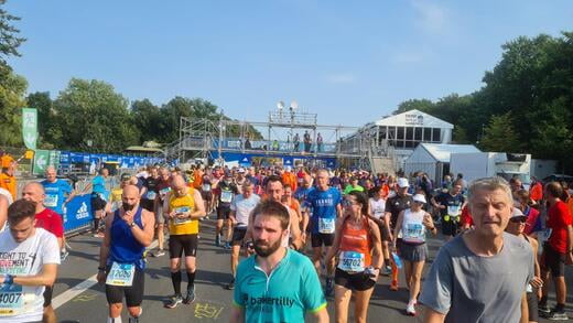 Meta del BMW Berlin Marathon