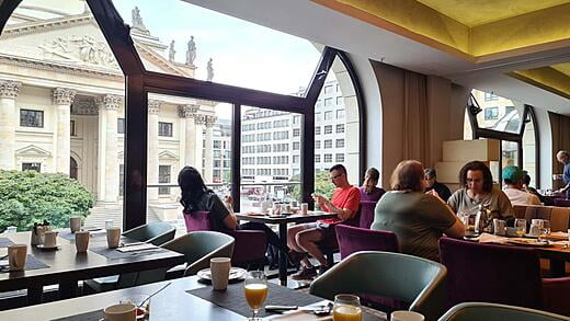 Hermosa vista para desayunar - @ Hilton Berlin