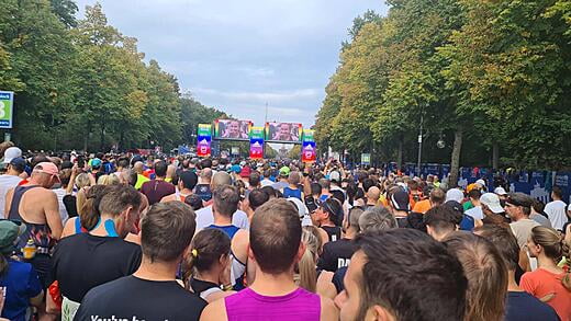 Los instantes previos al Maratón de Berlín