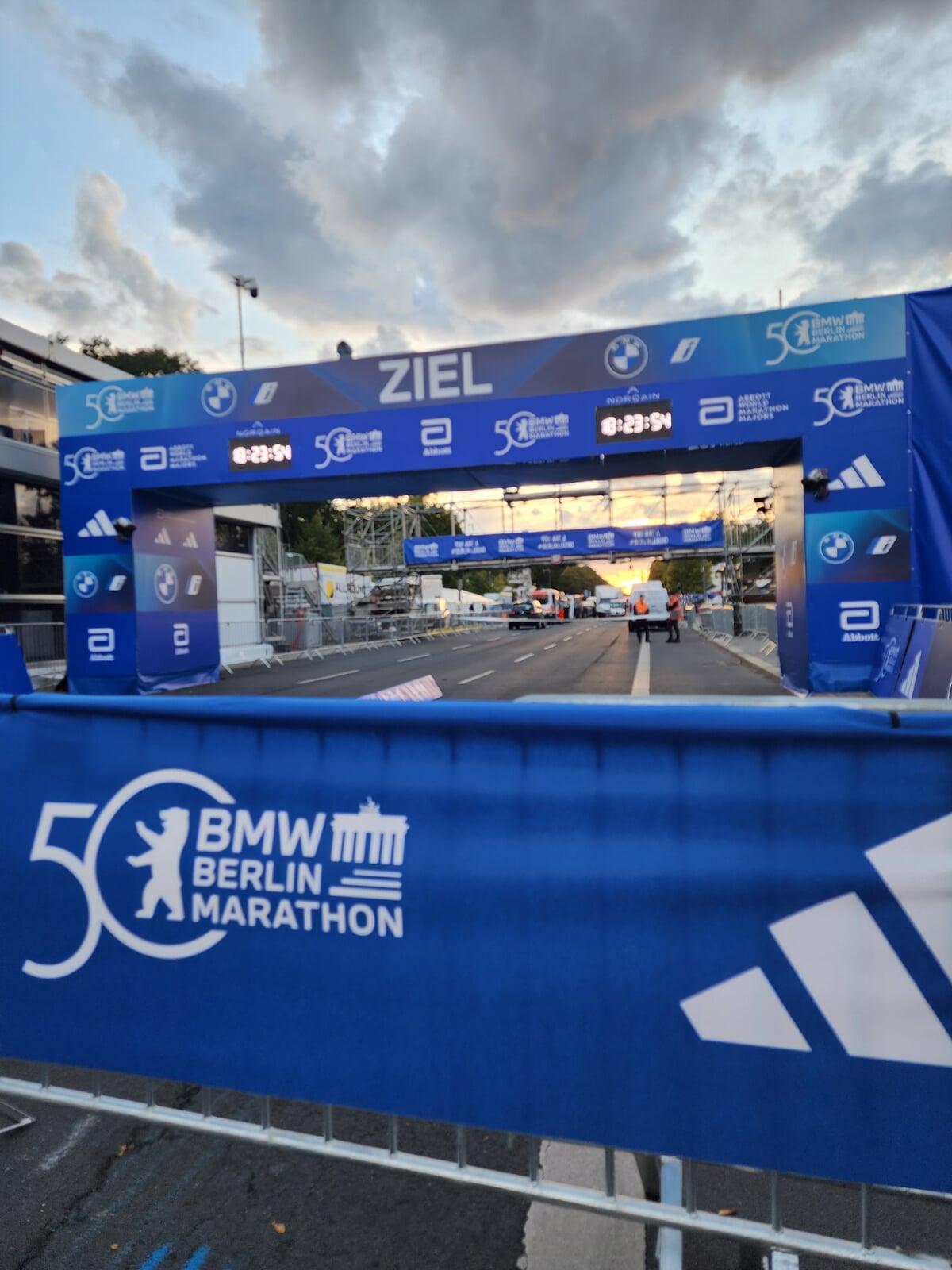 Meta del Maratón de Berlín