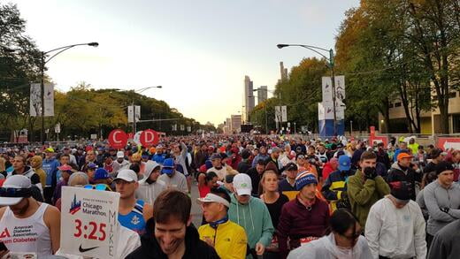 Corrales de Arranque del Bank of America Chicago Marathon