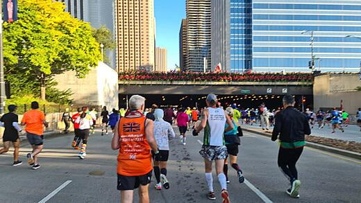 Los primeros kilómetros - Chicago Marathon