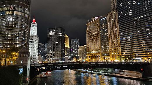 Hermosa vista de Chicago