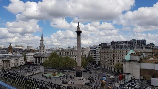Trafalgar Square from The Rooftop