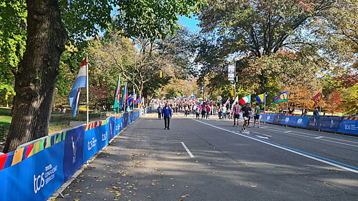 Central Park vestido de gala