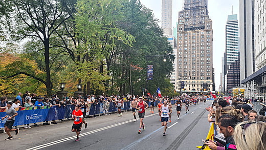 Corredores en Central Park South